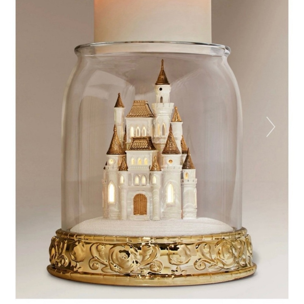 Disney Princess Castle Candle Holder Light Up Bath and Body Works